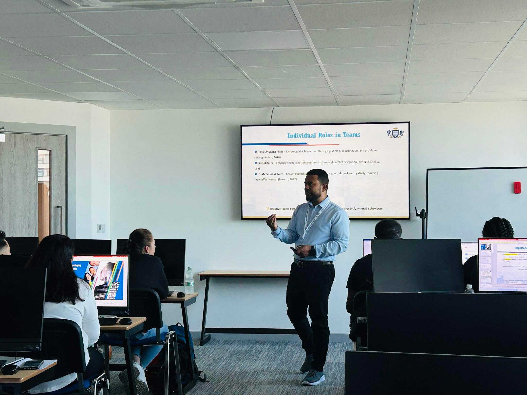 Masum Murtaza teaching